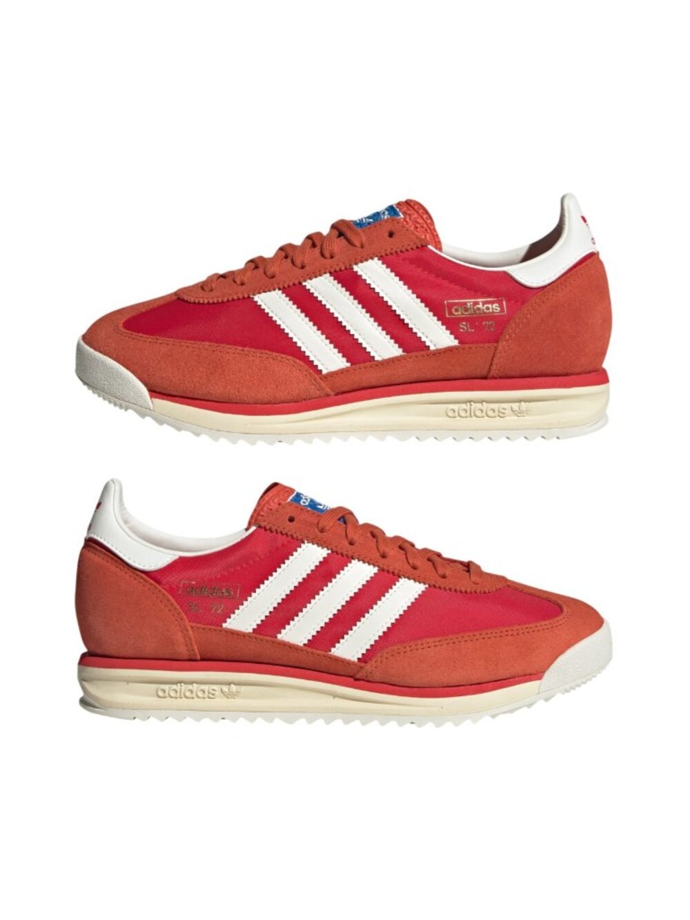 adidas SL 72 Rs – Size 7.5 Men's Sneakers Perloved Red White JH8642 NEW